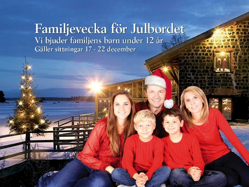 Välkommen på familjevecka med julbordet