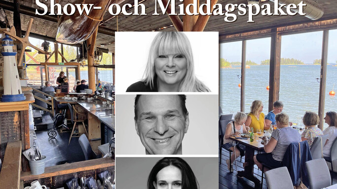 Show- och Middagspaket: Kerstin, Britta & Lundin